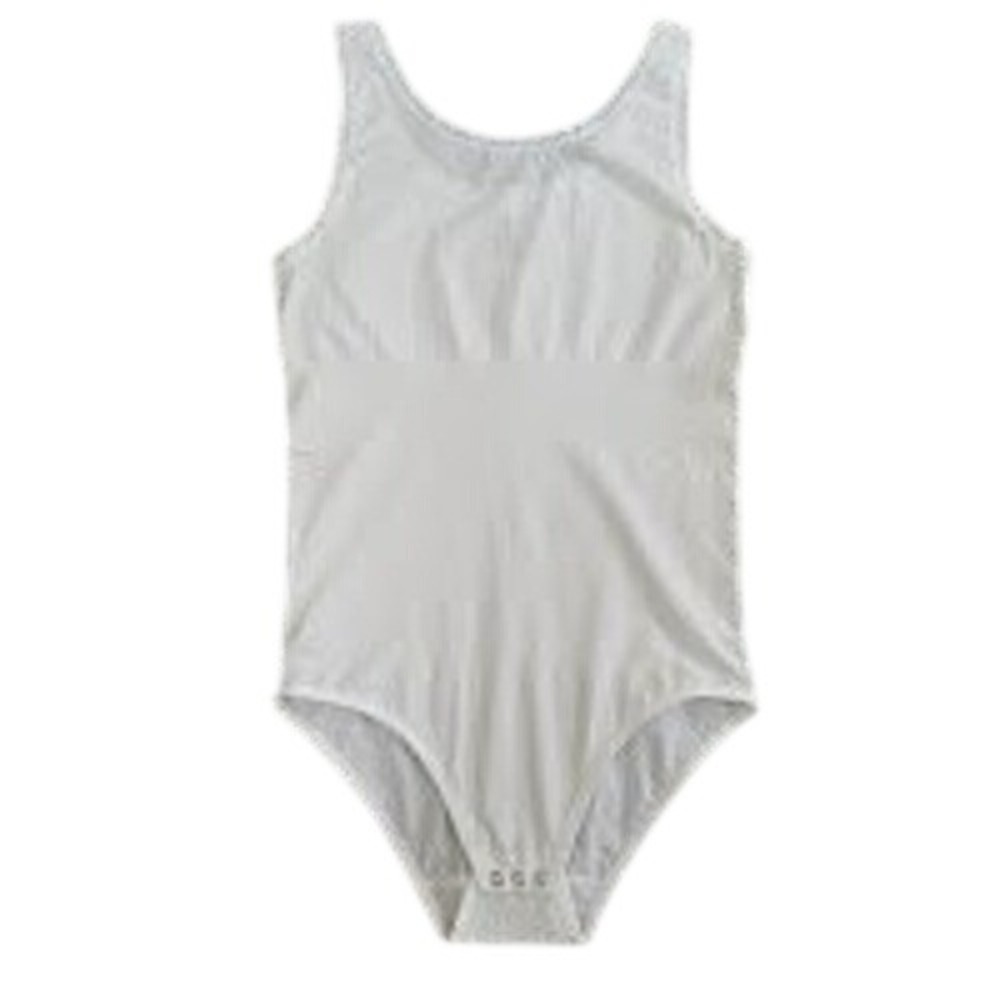 Essentials by Tummy Tank White Full Back Bodysuit‎ Shapewear 2X/3X (NWT)